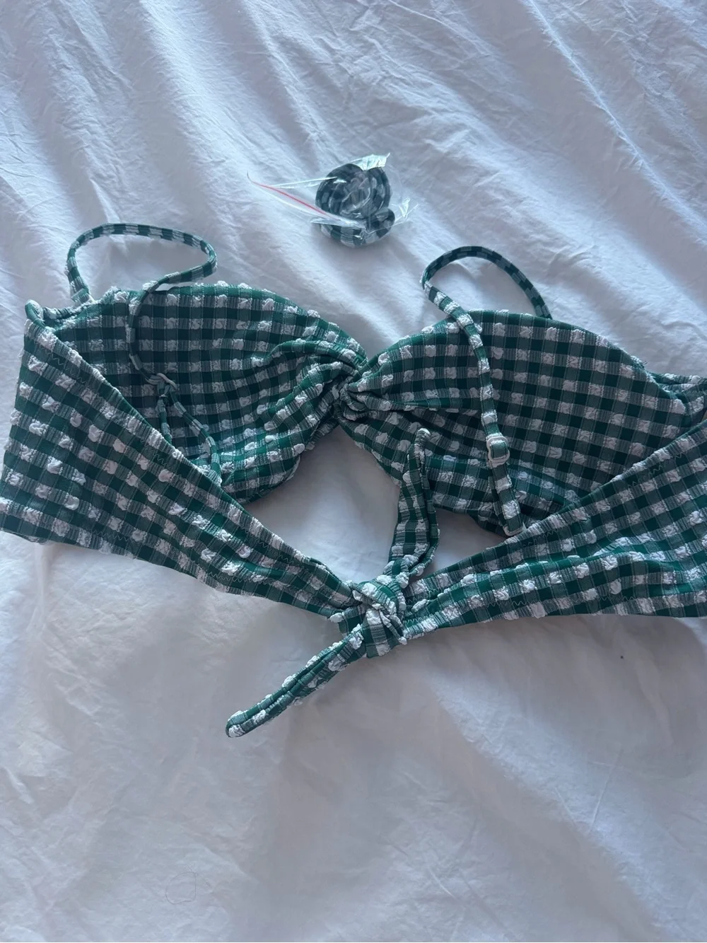Jcrew Gingham Bikini Never worn!! - Picture 3 of 5